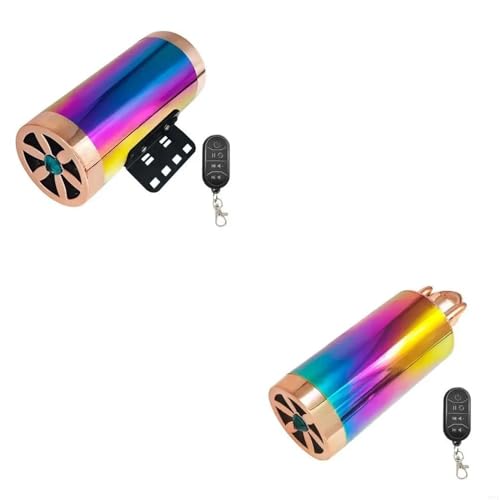 Haut-parleur caisson de basses polyvalent moto aux finitions LED premium