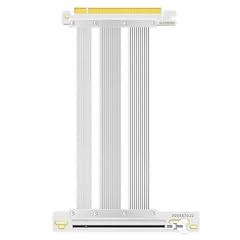 GLOTRENDS 150 mm PCIe 5.0 Cavo riser per RTX5090 RTX4090 RX9070 RX7900, compatibile con GPU PCIe 5.0/4.0, angolo retto di 90 gradi per montaggio verticale della GPU