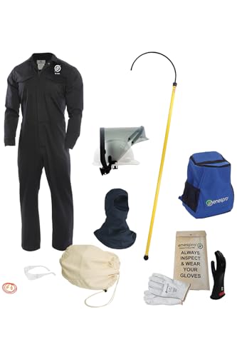 Kit de Seguridad Enespro 12 Cal Coverall para Vehículo Eléctrico