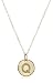 14k Yellow Gold Initial Pendant Necklace, 18"