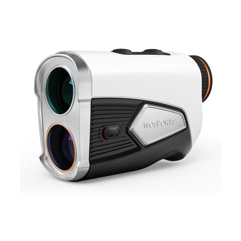 WOSPORTS Golf Rangefinder with Slope, 1500-Yard Laser Range Finder with Hunting Mode, 7X Magnification, Flag Lock Vibration, Magnetic Mount, Rechargeable, Support for Feet/Meters/Yards Cover