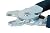 Southern 94 Hog Ring Pliers Straight and Galvanized with 200 Rings and Belt Case - 100 Small Rings and 100 Large Rings for Upholstery, Fencing, Sausage Casing, Cages, Railing and More