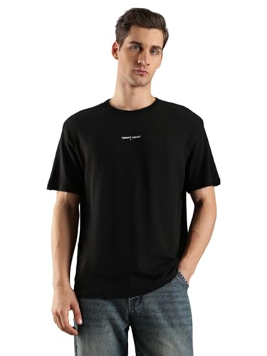 Image of Solid Relaxed Fit Cotton T-Shirt