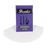 20-Blatt Saugpapier für Holzblasinstrumente - Saugpapier für Klarinette, Flöte, Oboe, Saxophon, Fagott, Piccolo - Wartung von Holzblasinstrumenten