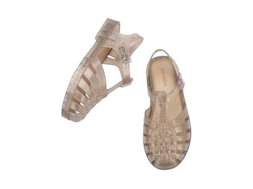Image of mini melissa Possession Jelly Fisherman Sandal for Toddler and Kids | Iconic Fisherman Jelly Sandal for Toddlers & Girls, Adjustable Buckle, Waterproof, Bubblegum Scent, Play & Dress Shoes