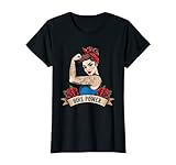 Cooles Rockabilly grl Motiv. Für alle starken Frauen und rockabilly rock\'n\'roll girls. Du liebst rockabilly musik und den Rock aus den 50er Jahren? Dann hole Dir dieses coole Vintage Retro Rockabilly Design.
