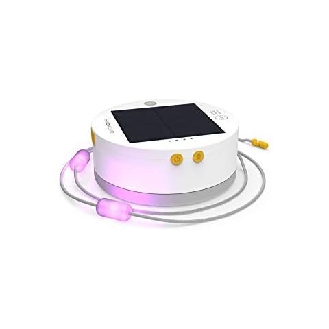MPOWERD Luci Color Solar String Lights + Phone Charger: Color 18' Rechargeable via Solar or USB-A, 100 Lumens LEDs and 7 Colors, Lasts Up to 15 Hours, Waterproof, Camping, Pool/Patio, and Travel Cover