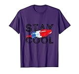 Stay Cool Rocket Pop Red White & Blue Popsicle Summer Gift T-Shirt