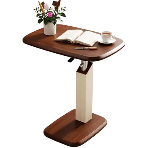 Elevating Edge Table Bedside Table Living Room Coffee Table Small Table Movable Bedside Computer Desk(A)