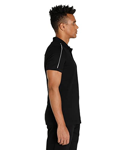 Image of PUMA Cotton Regular Fit Mens Black T-Shirt