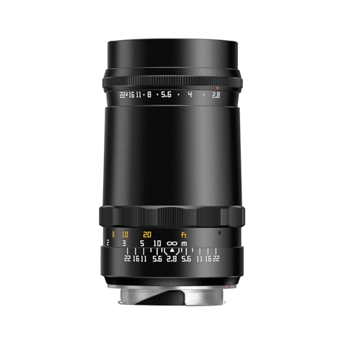 TTARTISAN 100mm F2.8 Full Frame Camera Lens Manual Focus Unique Soap Bubble Bokeh Camera Lens for Nature and Portrait for Leica M Mount