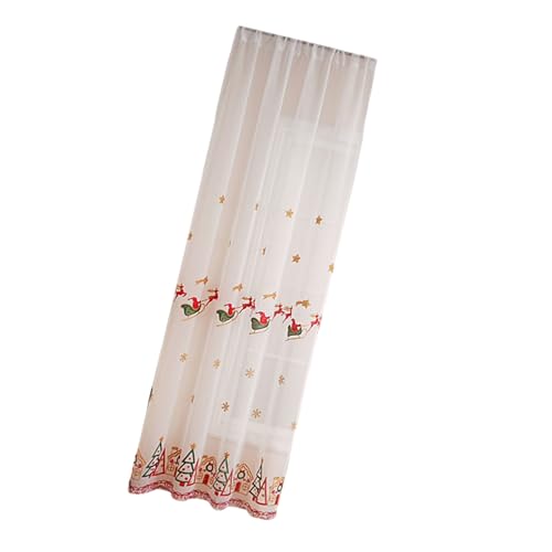 GMBYLBY Cortinas opacas con temática navideña, patrón de árbol de Navidad, poliéster, para dormitorio, sala de estar, uso diario, bloqueo de luz, cortinas navideñas