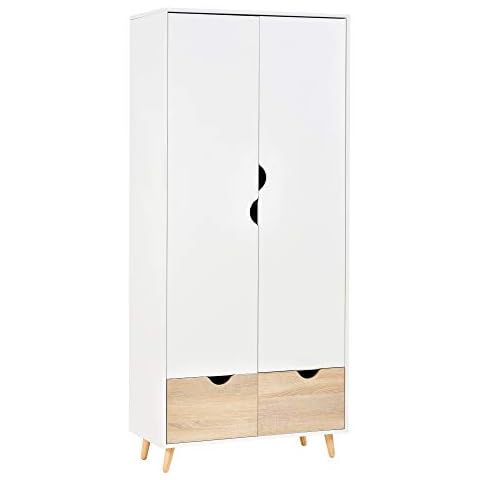HOMCOM Armoire de Rangement Scandinave Cover