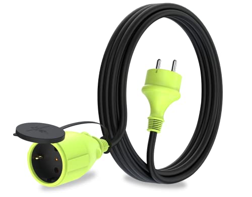 Prise de Contact de Protection Rallonge 3m H05RR-F3G 1,5 mm² Finition Durable