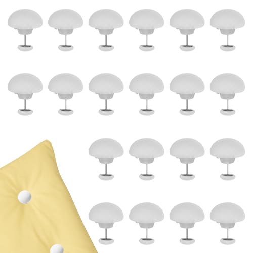 BOULESENM 20 Pièces Pince Couette,Clip Couette Attache,Pince Housse de couetté,Clips de Fixation Champignons avec Boutons pour Matelas Housse de...
