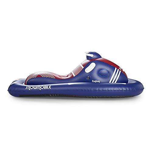 FUNBOY Giant Inflatable Snowmobile Snow Sled - Bundle, Pack of 2, Winter Snow Sled, Perfect for Holiday Adventures