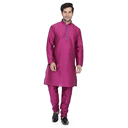 Image of Royal Kurta Men's Cotton Silk Kurta Pyjama Set