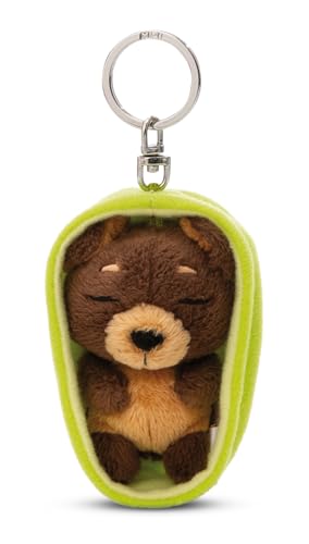 NICI Schlüsselanhänger Sleeping Pets Hund dunkelbraun