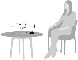 HP UltraSlim Docking Station size comparison with a person