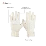 isotoner womens Touchscreen Cable Knit Sherpasoft Gloves - Image 2