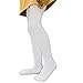 Produktbild WANGSAURA Baby-Mädchen Strumpfhose 3 Paar Set Cable Warme Leggings Kinderstrumpfhose (Stil #B Weiß/1 Paar, 2-4 Jahre)
