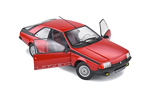 Solido 1980 Renault Fuego Turbo 1:18 Rojo miniatura miniatura 6