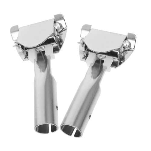 iplusmile 2 Piezas Accesorios Para Fregonas Clip De Repuesto Para Palo De Fregona Reemplazos De De Varilla De Trapeador Abrazadera Del Poste Del Trapeador Planchar Silver