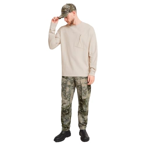 G-STAR Raw - Mens Rovic Zip 3D Regular Tapered Pants, Color Elephant Skin Mini Digi Camo, Size: 36W x 36L4