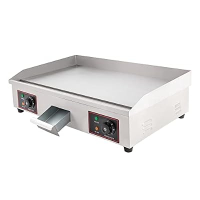 29'' Electric Countertop Griddle 3000W Commercial Electric Griddle Countertop Flat Top Grill BBQ Teppanyaki Cooking Griddle Pancake Maker, 29'' x 16'' Cooking Pan