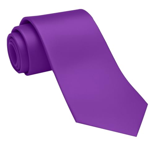 Image of Dibi Solid Color Ties for Men, Formal Mens Ties, Neck Tie, Classic Tie for Boys Women Teens, Wedding Business Costume Necktie