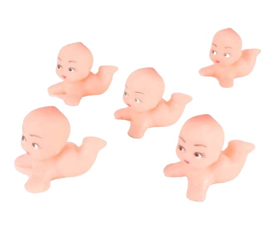 Muñecas miniaturas de plástico Kewpie 1.75'' 12 piezas miniatura 4
