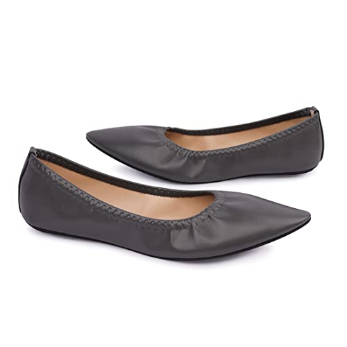 Image of Women's Ballet Flat Slip On Flats - Classic Casual Dress Shoes, Foldable Portable Travel Ballet Walking Shoes