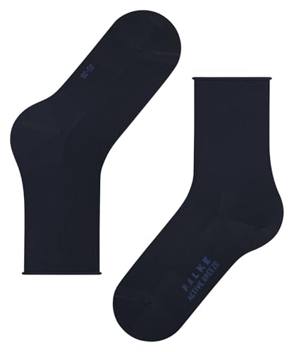 Image of FALKE Women's Active Breeze Socks, Breathable, Cooling, Sustainable Lyocell, Crew, Sweat Wicking, Coolmax Clothing