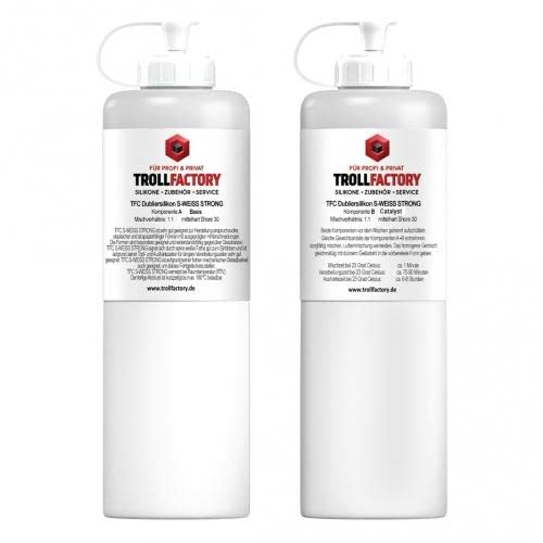 TFC Silikon Dubliersilikon S-biały Strong średnio twardy Shore 30 1:1 500g