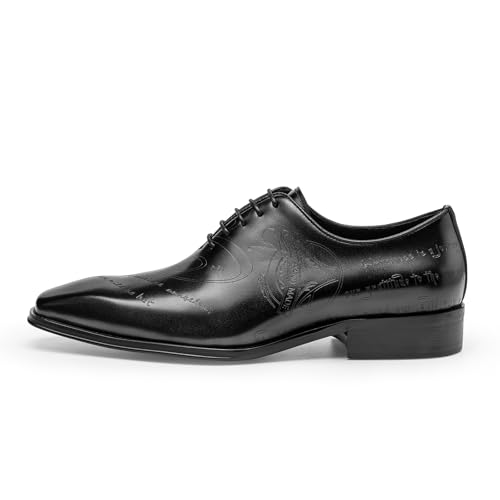 Men's Dress Shoes Whole Cut Oxford - Full Grain Leather Fashion Formal Shoes for Men3