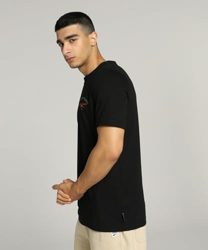 Puma Men's Polyester Regular Fit T-Shirt