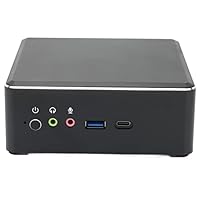 Sorandy Mini Desktop Computer für Windows 10, Mini PC Quad Core Radeon Vega 10 Grafik, 8GB+128GB/256GB/512GB ROM, 2,0GHz Bis 3,6GHz, 4K HD, Typ C, 100‑240V(512 GB)