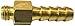MettleAir 125-2U10-1PK 1/8" ID 10-32 UNF Male Single Barb Hose/Tubing Fitting Connector