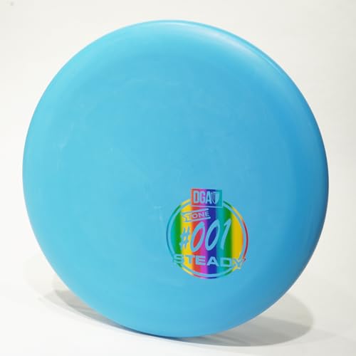 DGA Stone Steady Disc Golf Putter & Approach Disc, Pick Color/Weight [Stamp & Exact Color May Vary] Yellow 164-166 Grams