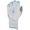 BRUCE BOLT Chrome Series Long Cuff Batting Gloves - Multiple Colors - Adult & Youth Sizes
