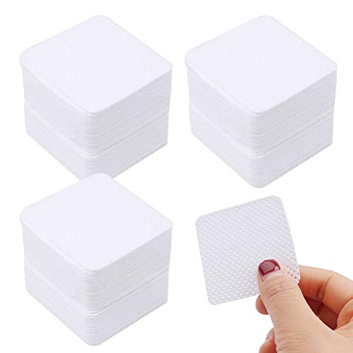 300 Lingettes à Ongles Sans Peluche, Colle à Ongles DéMaquillant Feuille De Coton, Pas De Laitier, Pas De Copeaux Manucure, Vernis à Ongles, Colle à Cils Outil De Nettoyage coton ongles gel Cover