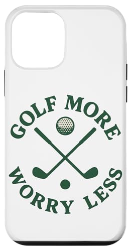 Golf More Worry Less Funny �S���t�v���[���[�f�U�C�� �X�}�z�P�[�X iPhone 12 mini �p