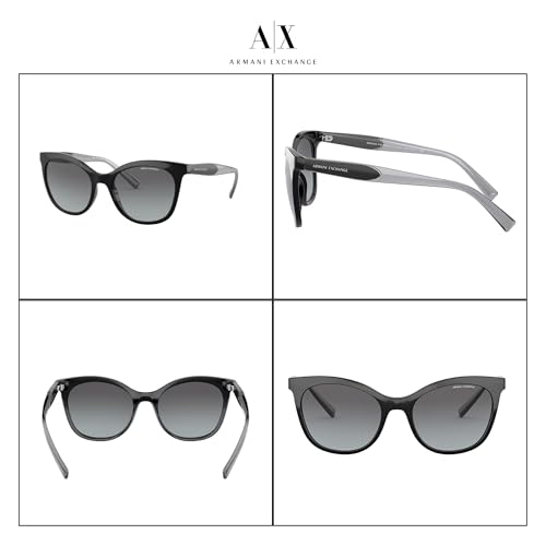 Armani Exchange AX4094S Cat Eye Sunglasses for Women +BUNDLE with ACCESSORY EYEWEAR KIT4