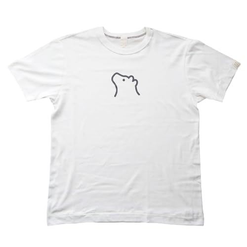 久米繊維 知床・斜里町のシンボルキャラクター「知床トコさん」コットンTシャツ 白 M メンズ 半袖