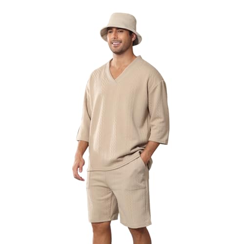 Mens Short Sets 2 Piece Outfits Fashion Beach Summer Casual Vacation2