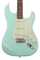 Three vintage-style ‘60s Strat single-coil pickups “Mid ’60s C”-shaped Maple neck; 7. 25”-Radius Fingerboard with 21 vintage-style Frets Alder Body Vintage-style six-point synchronized tremolo Includes deluxe Gig Bag
