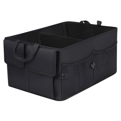 Organizador Porta Malas Carro Dobrável Impermeável com Alça, Divi...