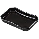 10個セット黒マイルド 灰皿 [ 11.5 x 8 x 2cm 120g ] 【 灰皿 】 【 料亭 旅館 カフェ レストラン 飲食店 業務用 喫煙 】