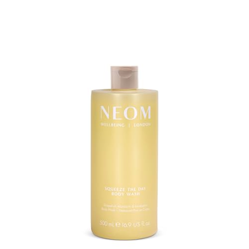NEOM Squeeze The Day Body Wash 500ml I Grapefruit Mandarin & Eucalyptus I 100% Natural Fragrance I Boost Energy and Revive Senses