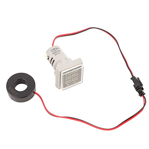 Catálogo para Comprar On-line pantalla digital más recomendados. 45 Pantalla de voltaje de CA, pantalla digital LED Indicador del medidor de corriente de voltaje de 22 mm 0-100A Monitor del medidor Indicador del detector de voltaje...